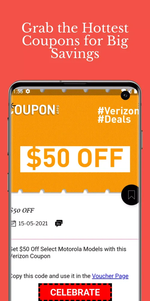 Coupons for Telecom Veriz on Ekran Görüntüleri