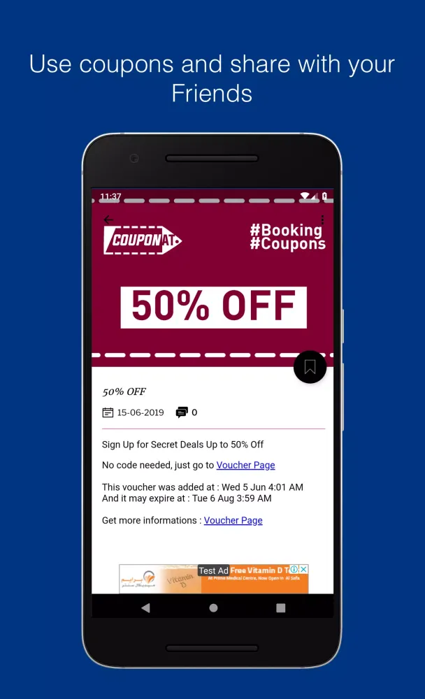 Captures d'écran de Coupons for Booking