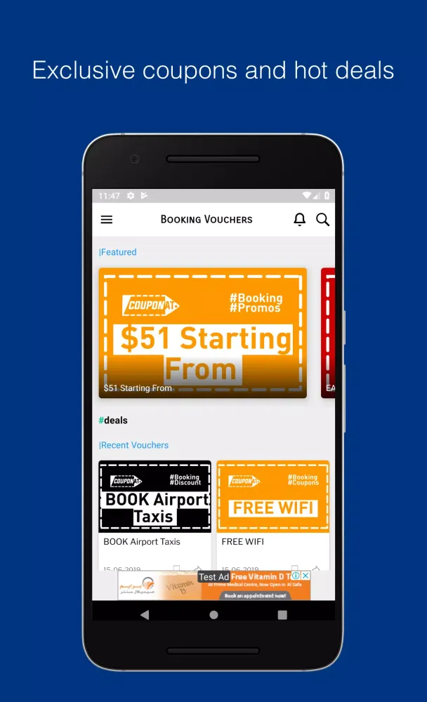 Captures d'écran de Coupons for Booking