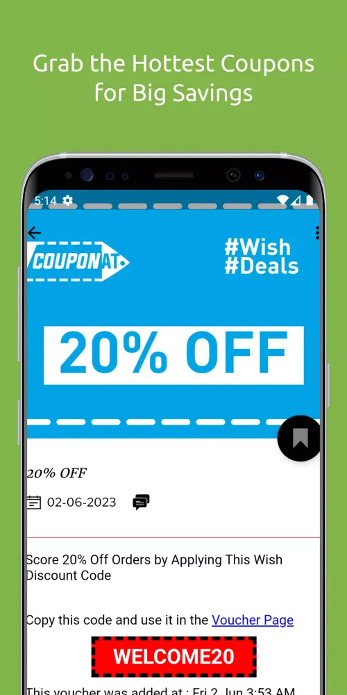 Capturas de pantalla de Coupons for Wishes