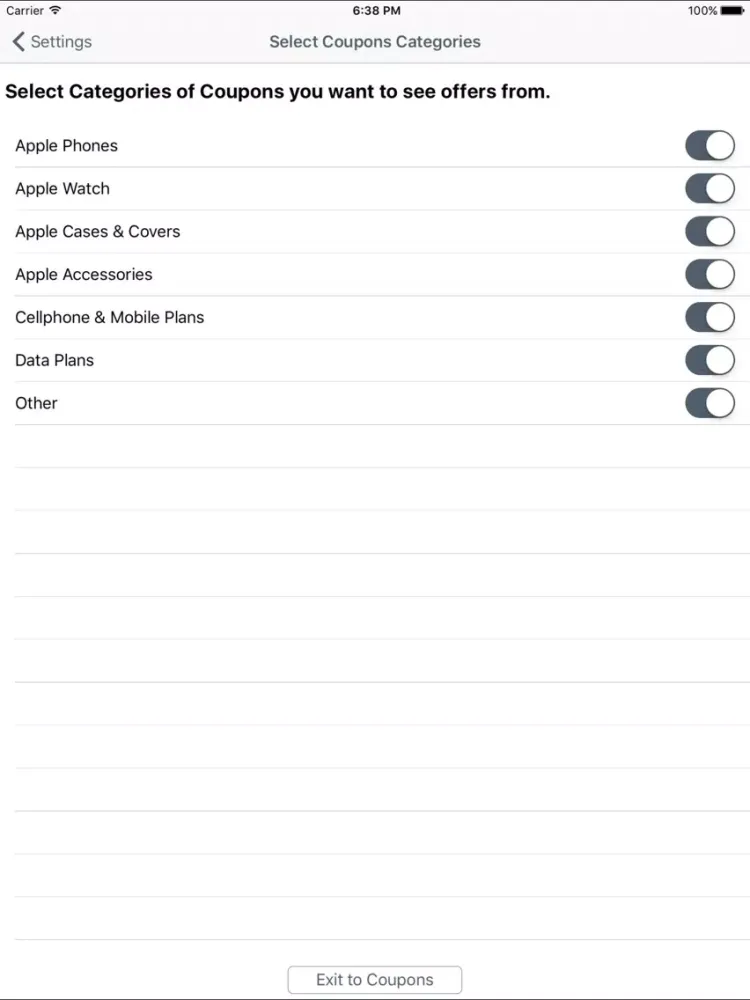 Cell Phone Coupons, Mobile Phone Coupons iPad  Screenshots