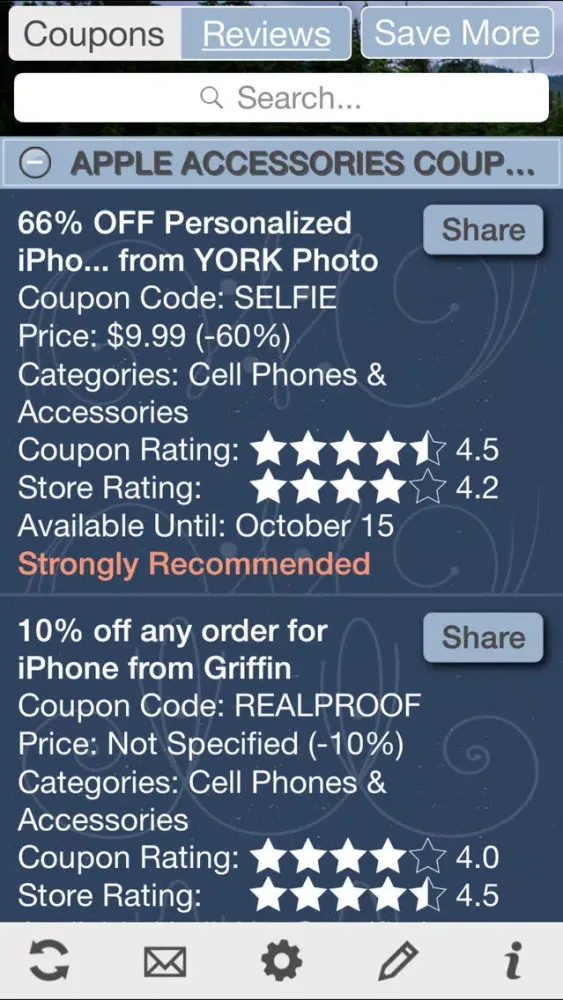 Cell Phone Coupons, Mobile Phone Coupons Screenshots