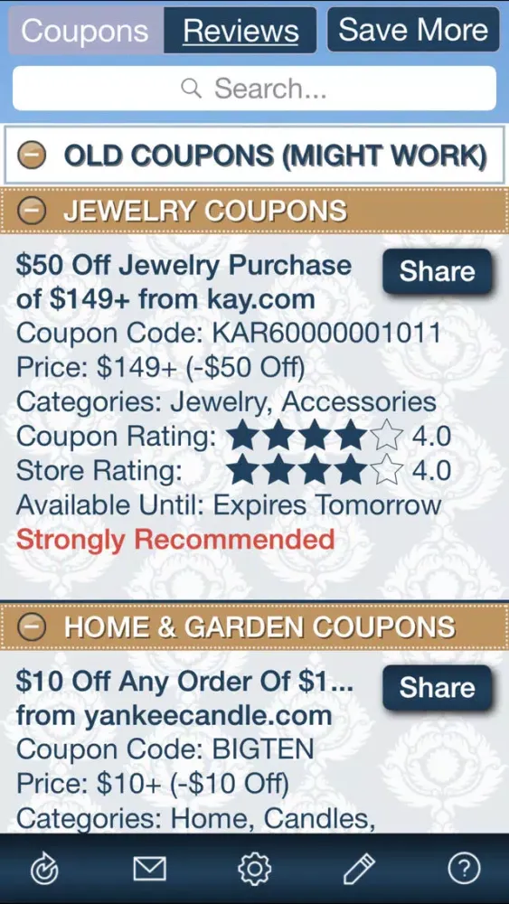 Ảnh chụp màn hình của Best Free Coupons, Coupon of the Day