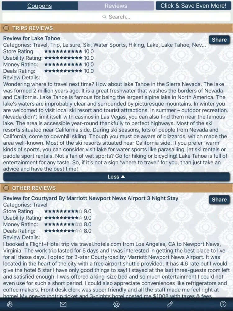 Скриншоты Hotel Coupons, Free Hotel Discount iPad 