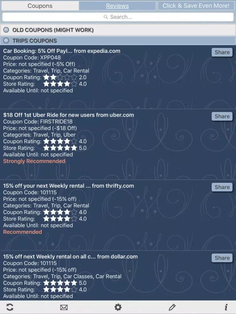 Screenshot di Travel Coupons, Free Travel Discount iPad 
