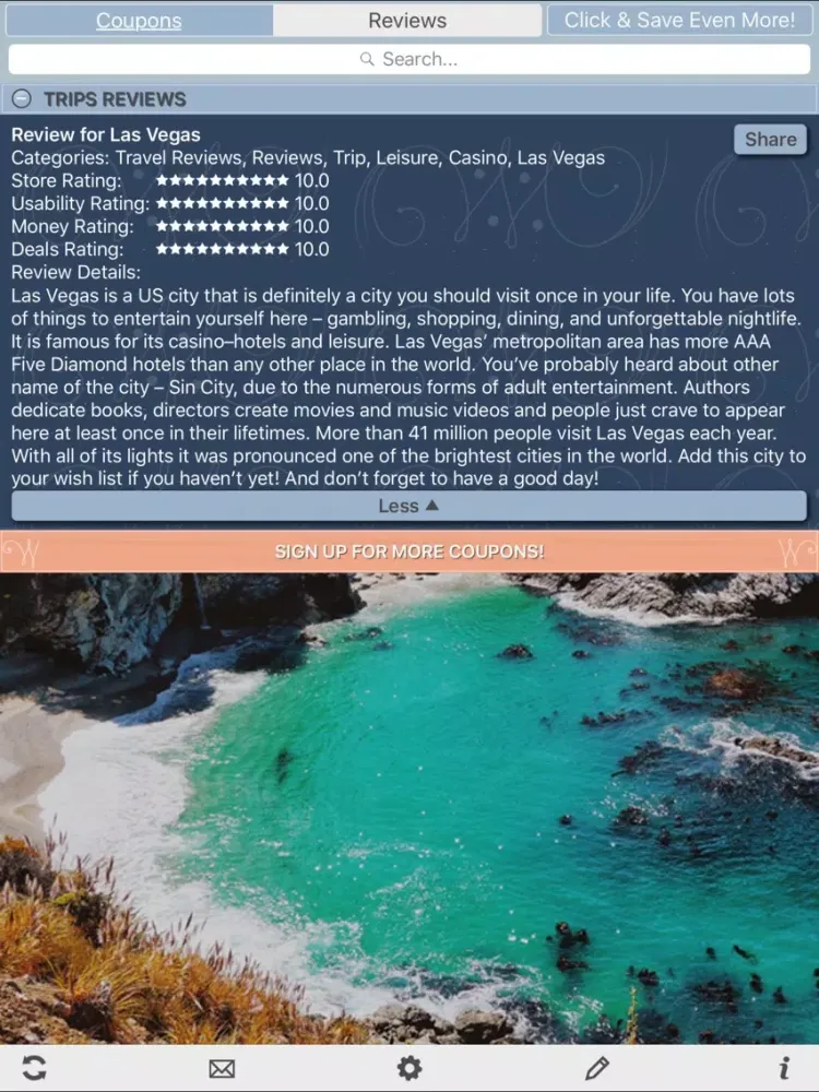 Screenshot di Travel Coupons, Free Travel Discount iPad 