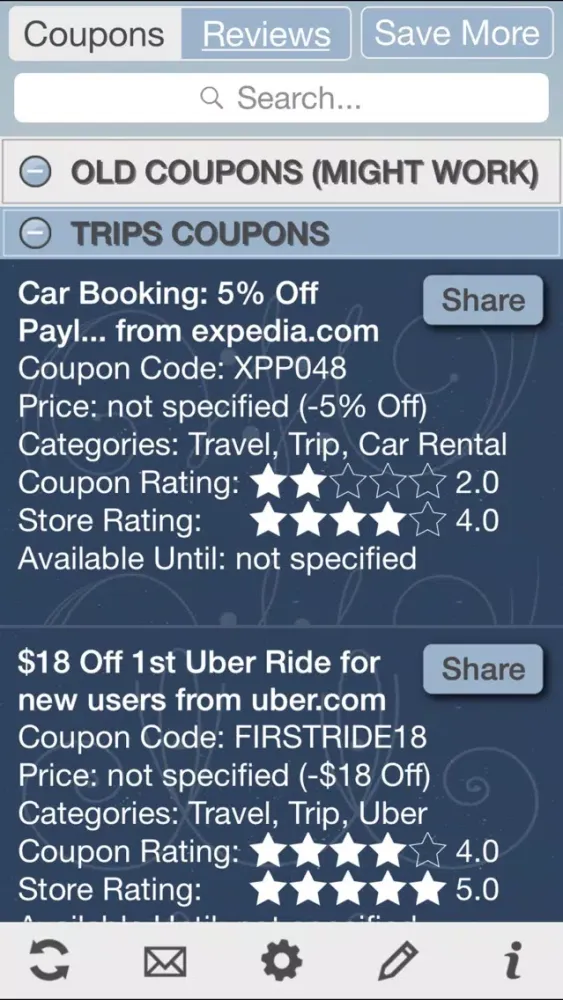 Screenshot di Travel Coupons, Free Travel Discount