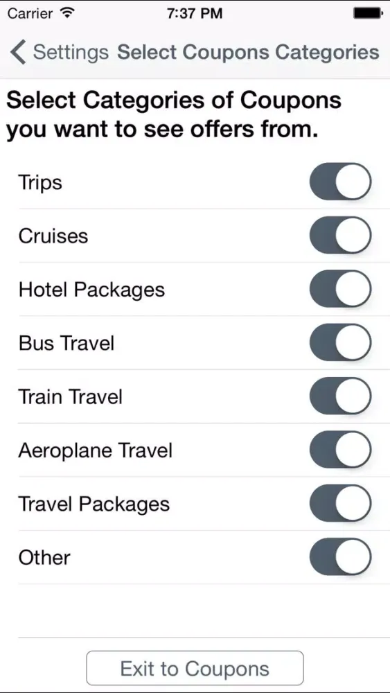 Screenshot di Travel Coupons, Free Travel Discount