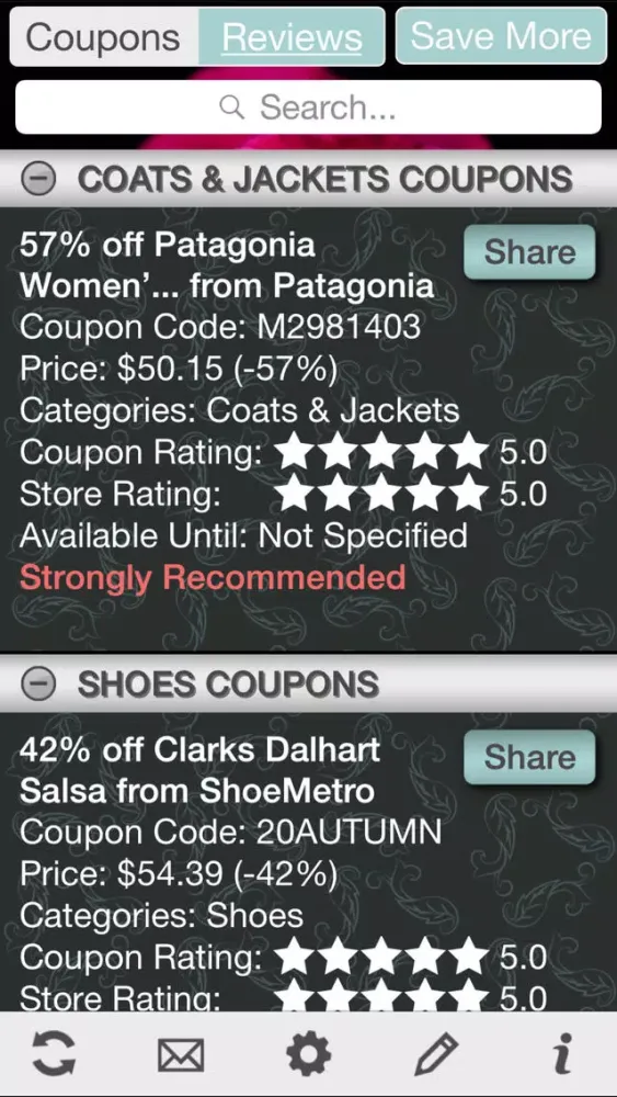 Capturas de pantalla de Women's Fashion Coupons, Women's Fashion Discount