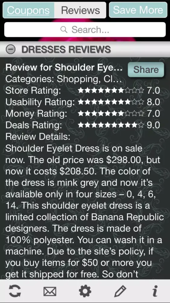 Capturas de pantalla de Women's Fashion Coupons, Women's Fashion Discount