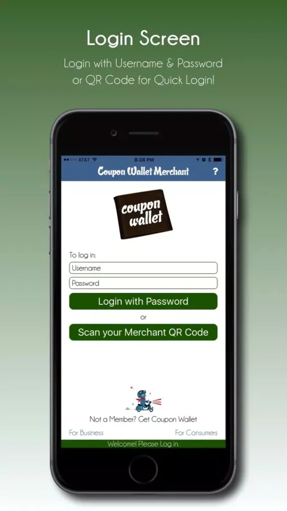 Capturas de pantalla de Coupon Wallet Merchant: Mobile Coupon Scanner and Redeemer