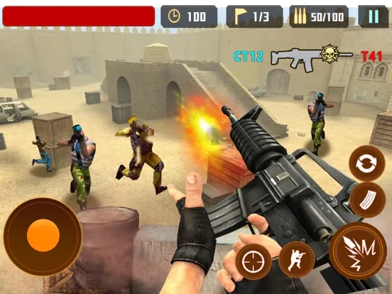 Counter Terrorist War - Sniper Shoot Strike iPad  سکرین شاٹس
