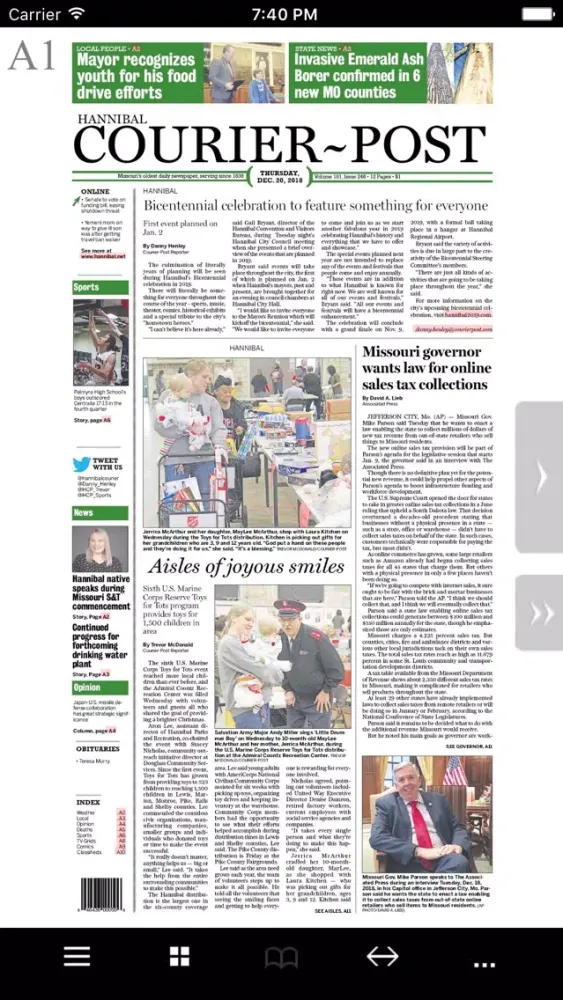 Courier Post eEdition Screenshots
