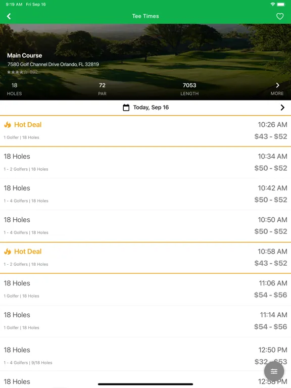 Captures d'écran de Tallwood Country Club iPad 
