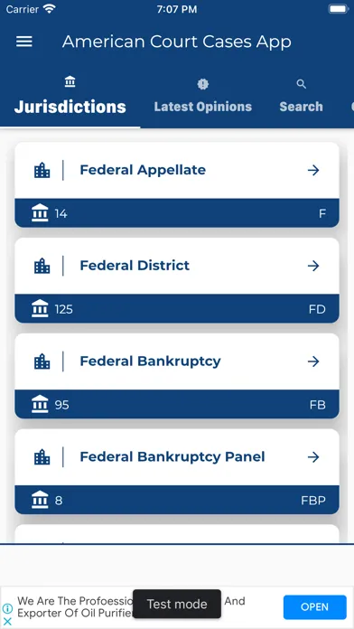 American Court Cases App & AI应用截图