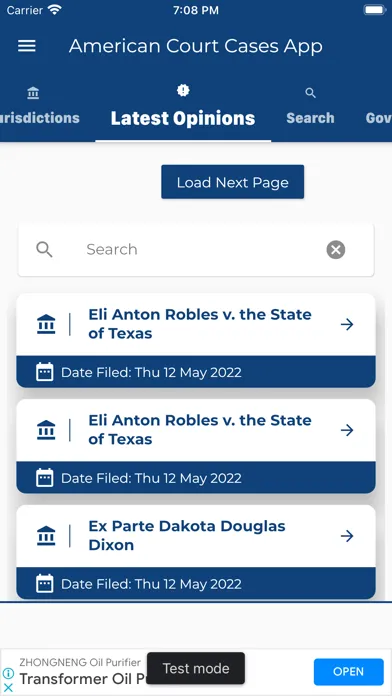 American Court Cases App & AI应用截图