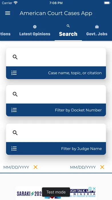 American Court Cases App & AI应用截图