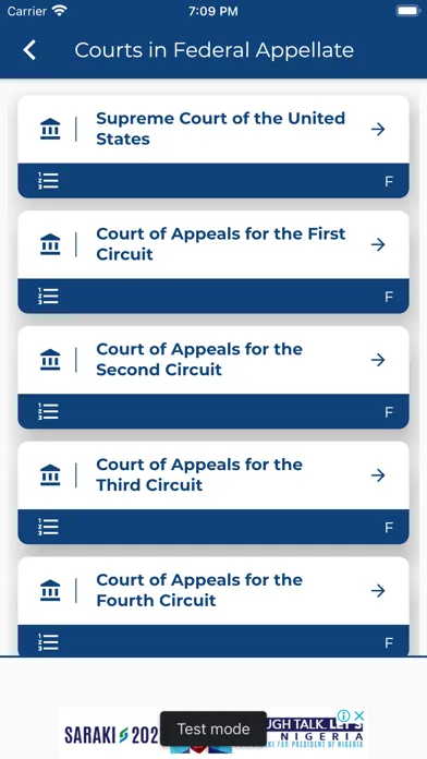 American Court Cases App & AI应用截图