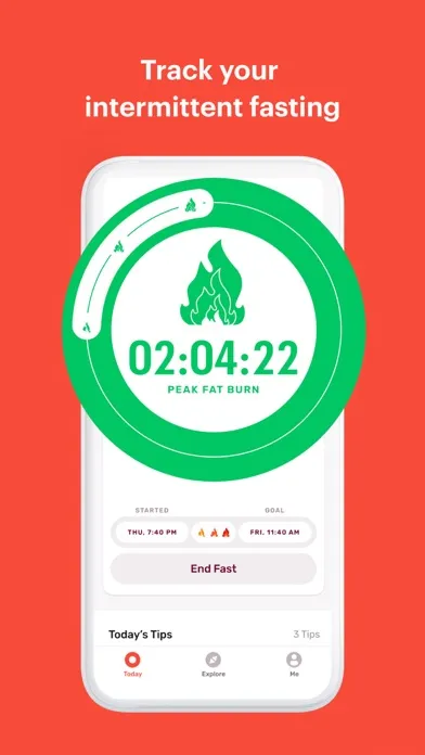 تصاویر Zero: Fasting & Health Tracker