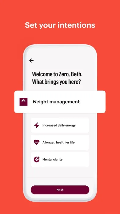 تصاویر Zero: Fasting & Health Tracker