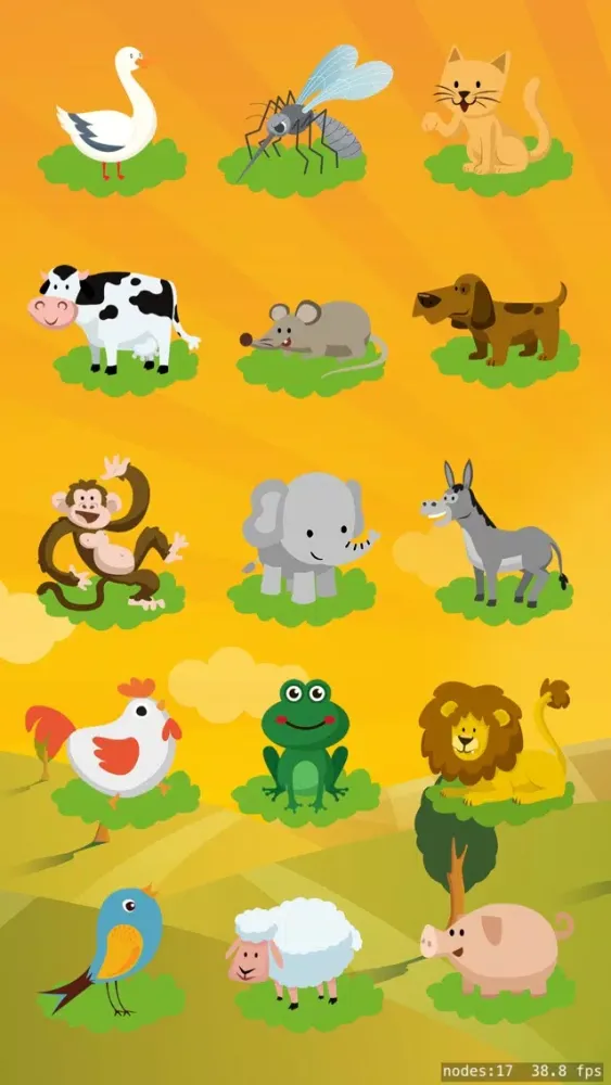 Tangkapan layar Animal Sounds - Learn Animals