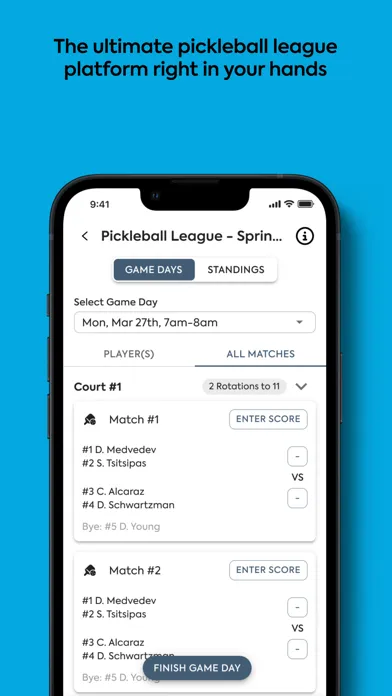 Tangkapan skrin Vortex Pickleball Club