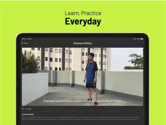Zrzuty ekranu CourtSense: Badminton Training iPad 