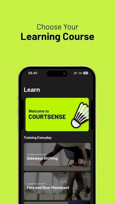 Zrzuty ekranu CourtSense: Badminton Training