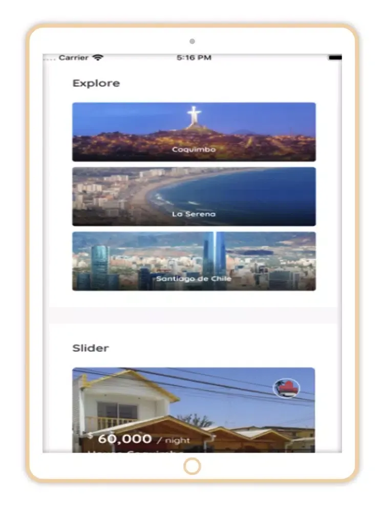 Cousino SPA iPad 应用截图