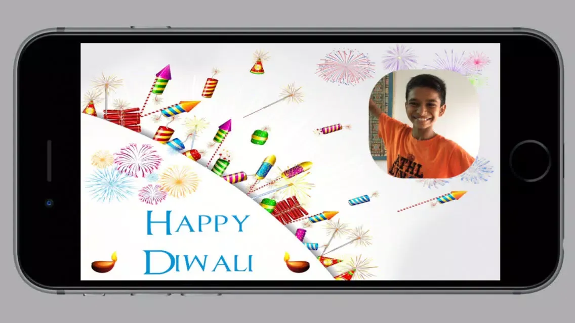 ภาพหน้าจอของ Diwali Greetings Photo Frames