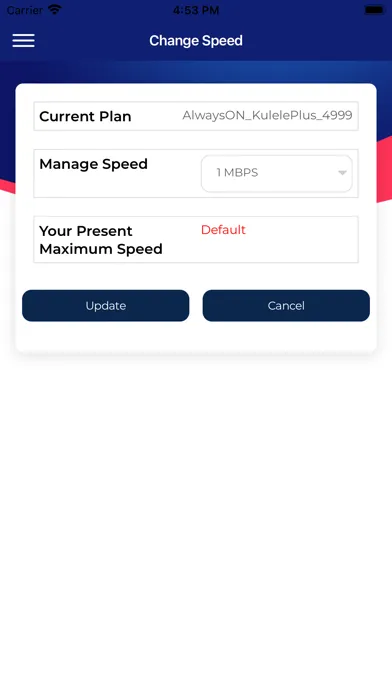 تصاویر Spectranet Selfcare APP