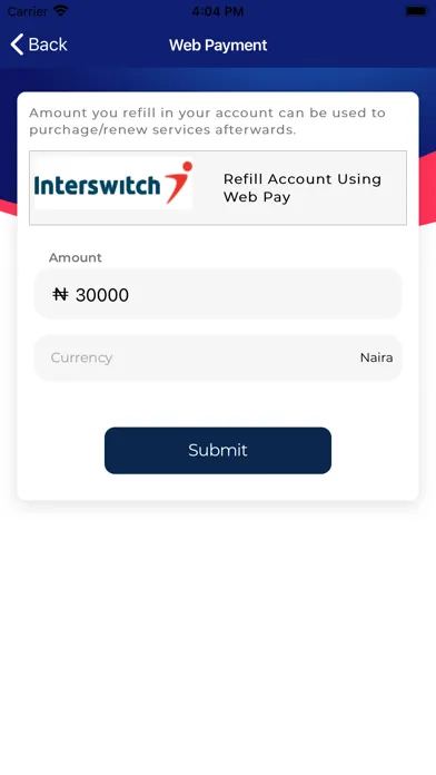 تصاویر Spectranet Selfcare APP