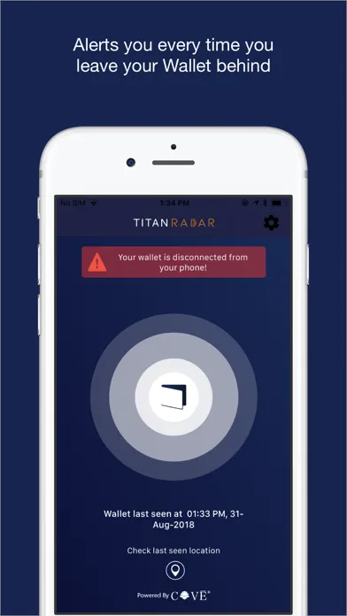 ภาพหน้าจอของ Titan Radar - Smart Wallet