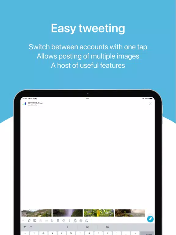 feather lite for Twitter iPad  স্ক্রিনশট