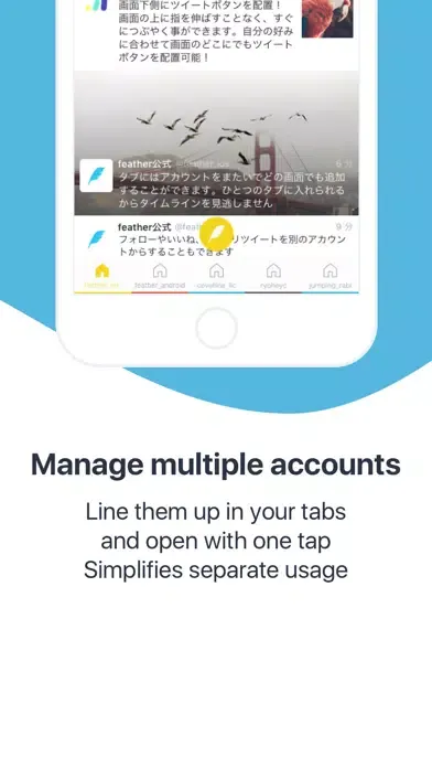 Screenshot di feather lite for Twitter