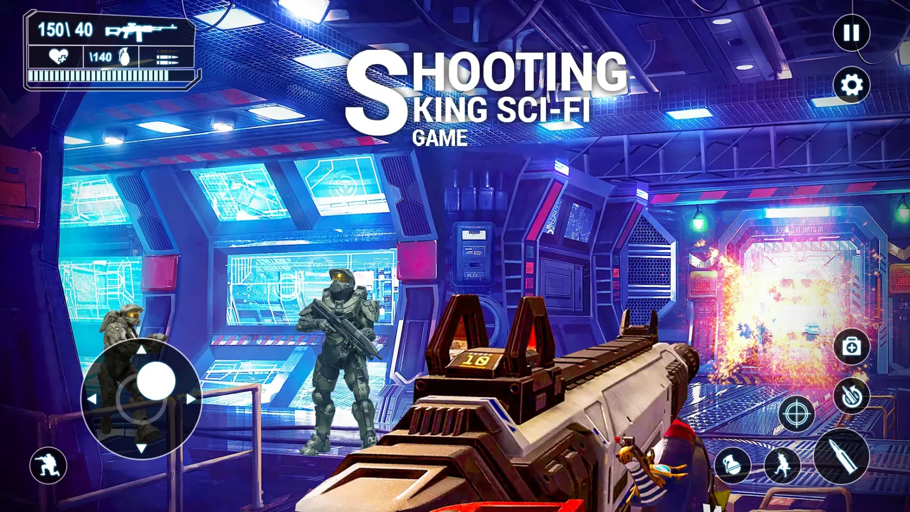 تصاویر Sci-Fi Offline Shooting Games