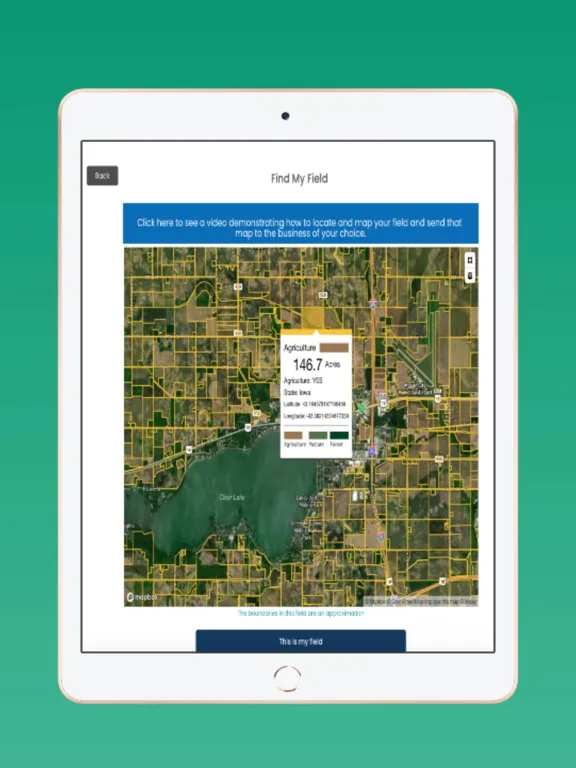 Ảnh chụp màn hình của Find Cover Crops iPad 