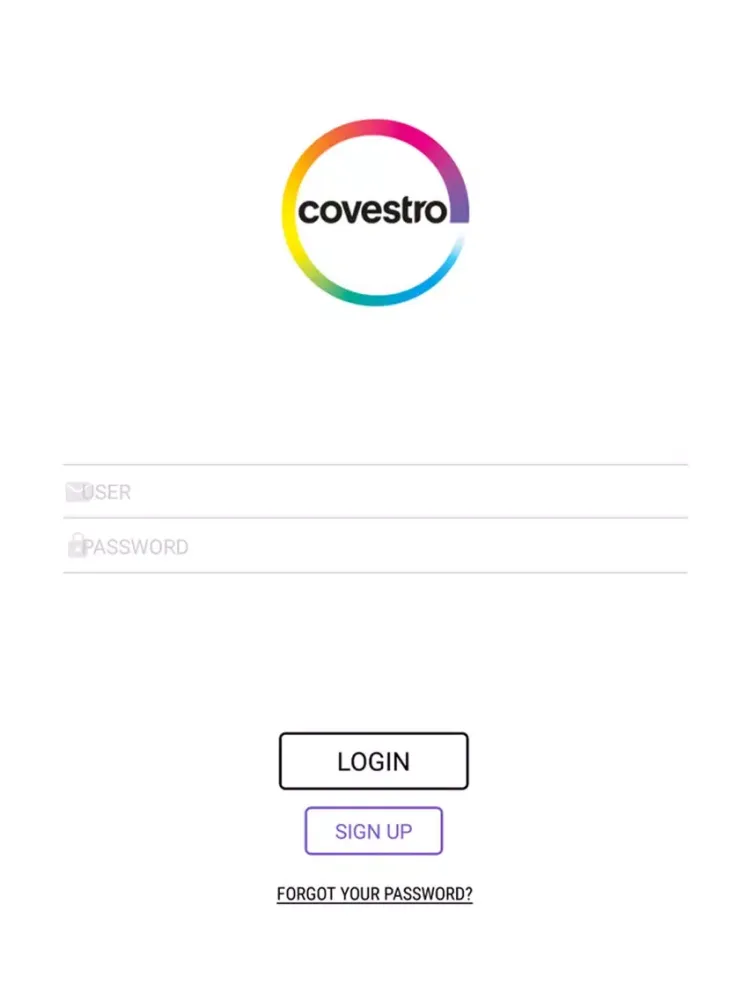 Tangkapan skrin Food Order Covestro Thailand iPad 