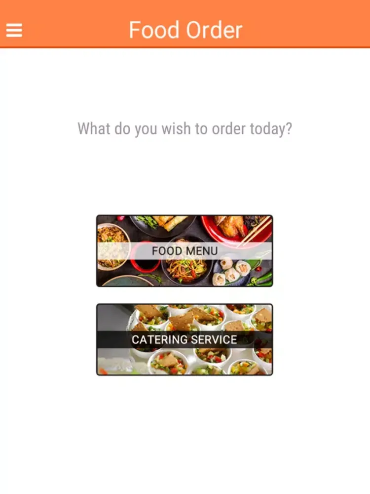 Tangkapan skrin Food Order Covestro Thailand iPad 