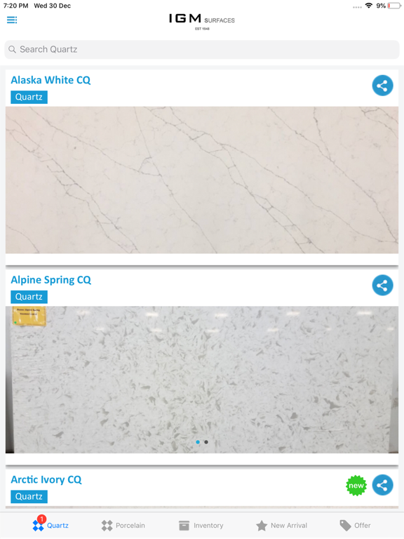 IGM Surfaces iPad  سکرین شاٹس