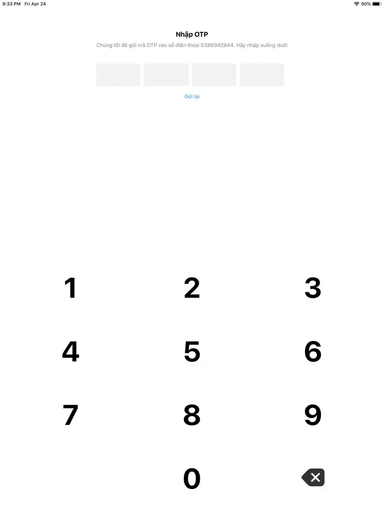 Cảnh báo tiếp xúc - CoviTrack iPad  স্ক্রিনশট