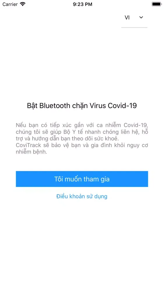 Cảnh báo tiếp xúc - CoviTrack স্ক্রিনশট
