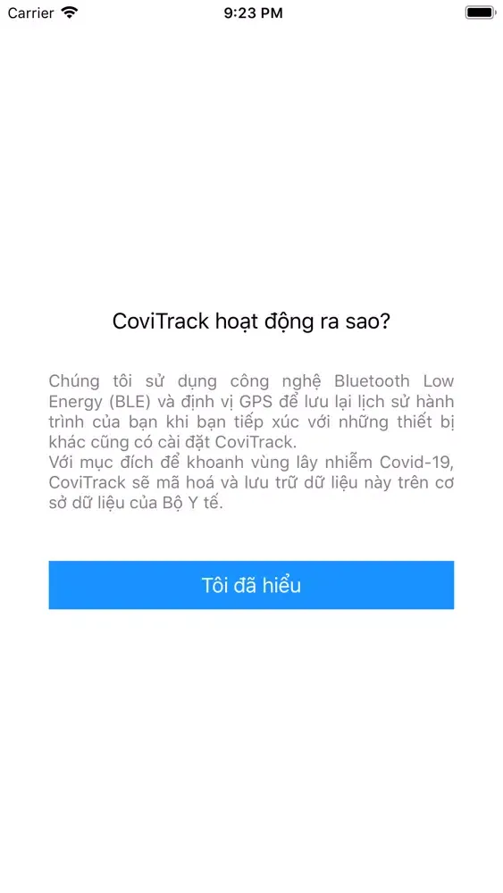 Cảnh báo tiếp xúc - CoviTrack স্ক্রিনশট