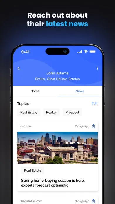 Covve CRM Manage your contacts Screenshots