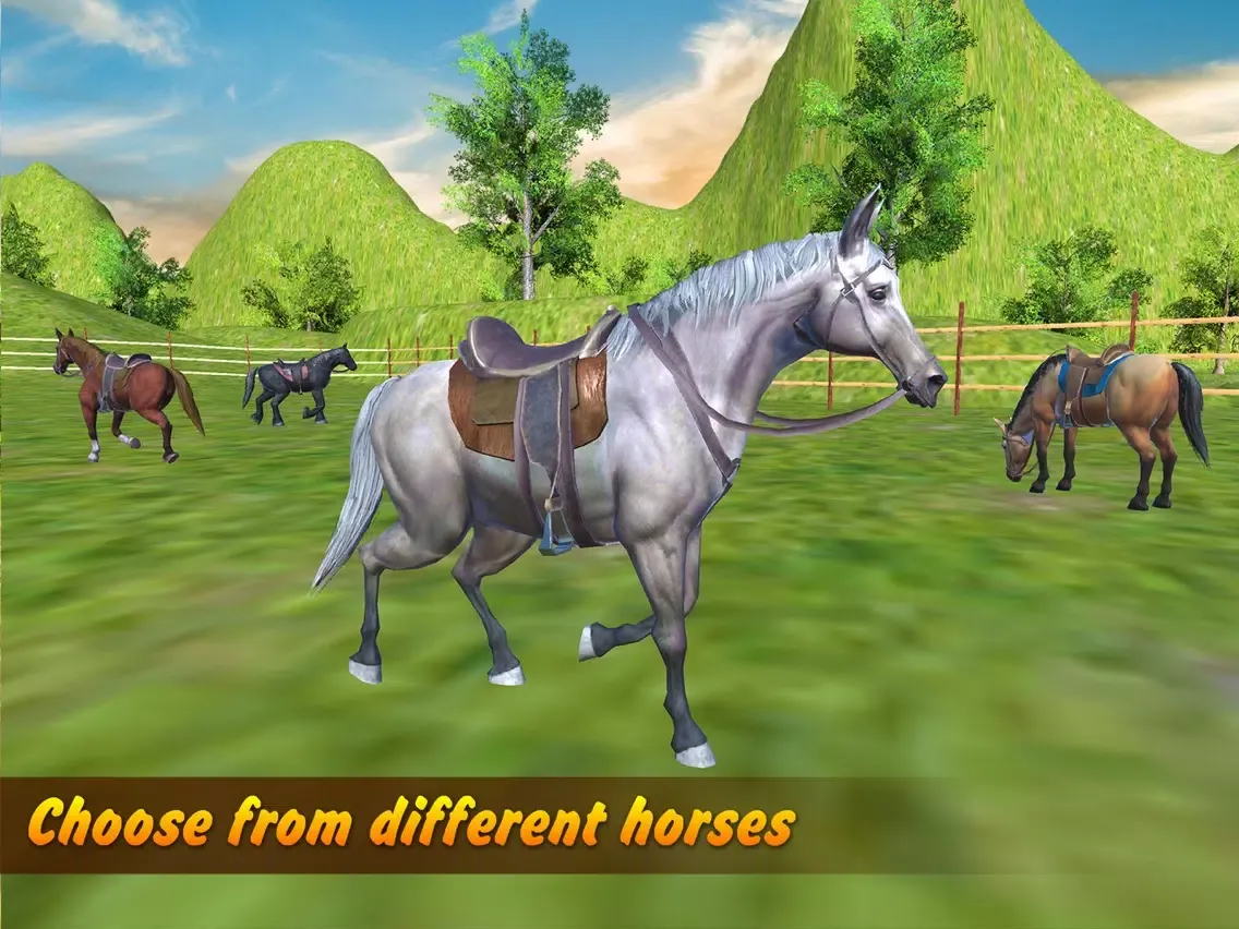 Jumping Horse Riding 3d Racing Show iPad  スクリーンショット