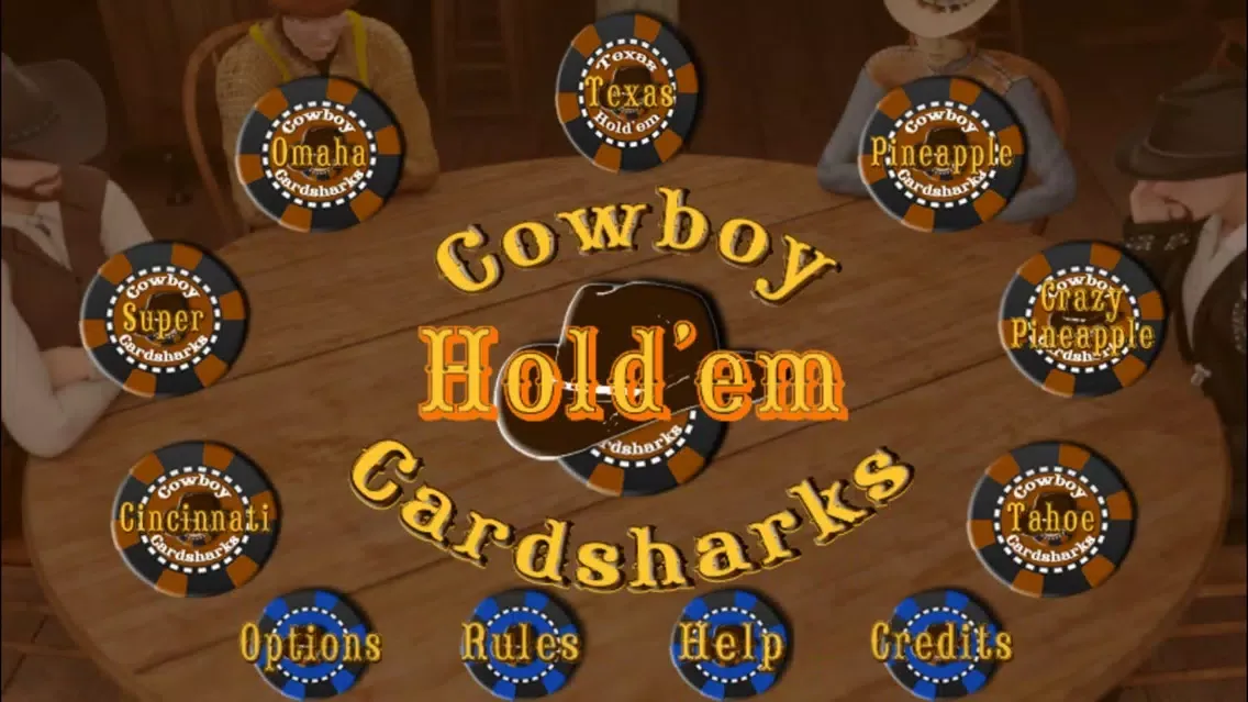 Ảnh chụp màn hình của Cowboy Cardsharks Hold'em