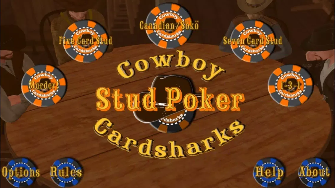Cowboy Cardsharks Stud Poker應用截圖