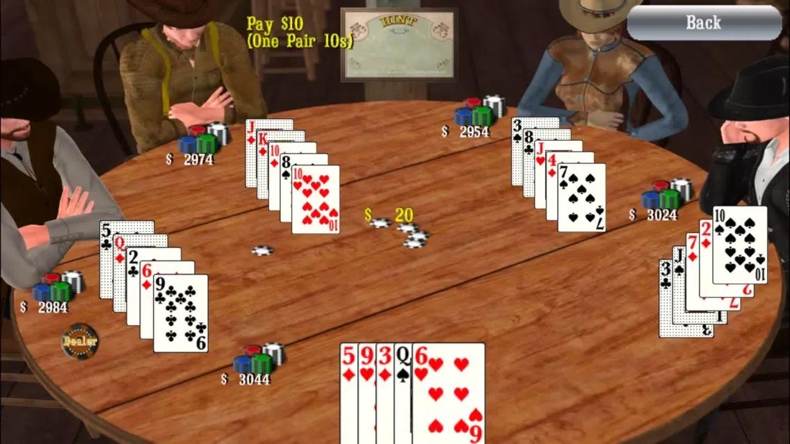 Cowboy Cardsharks Stud Poker應用截圖