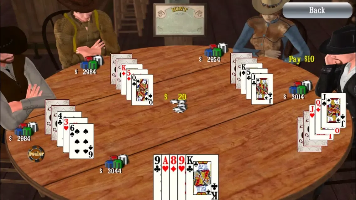 Cowboy Cardsharks Stud Poker應用截圖