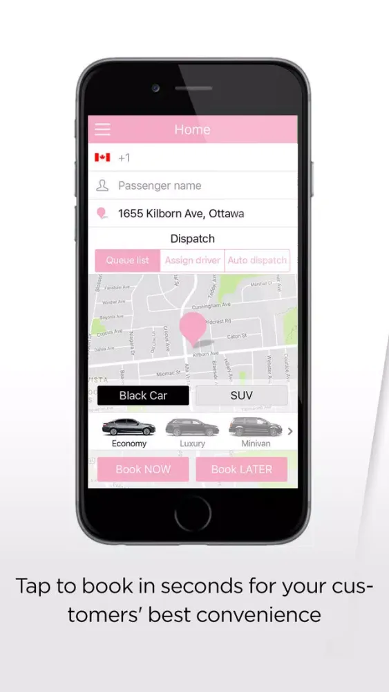 Cowboy Taxi Partner App Screenshots
